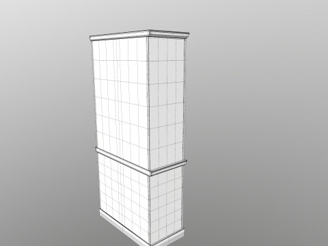 Wardrobe Almirah 3D Model