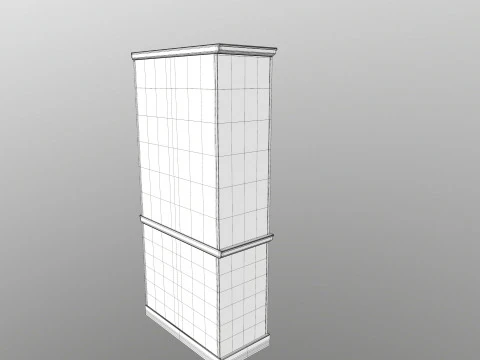 Wardrobe Almirah 3D Model