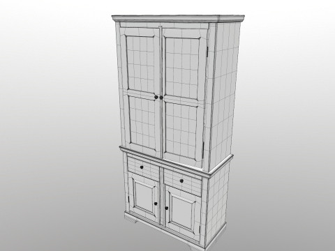 Wardrobe Almirah 3D Model