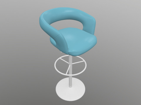 बार की स्टूल 3D मॉडल