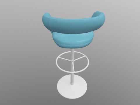 バースツール 3Dモデル