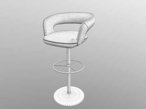 バースツール 3Dモデル