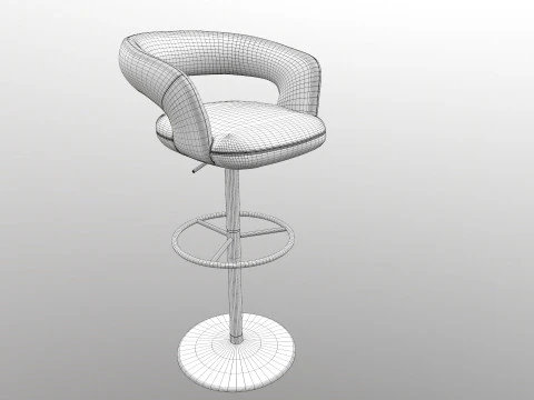 Bar Stool 3D Model