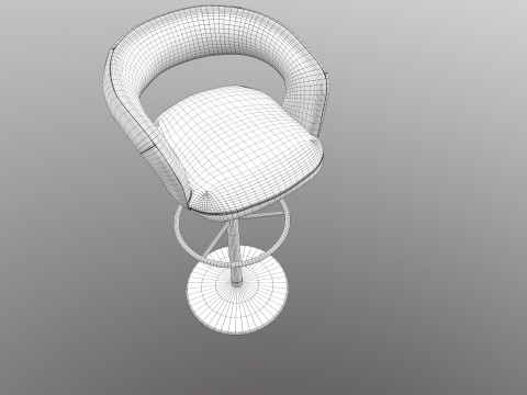 バースツール 3Dモデル