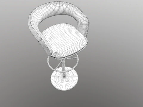 Bar Stool 3D Model
