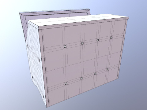 Bamboo Double Layered Bread Box 3D Model