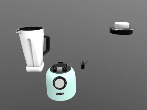 搅拌研磨机 3D 模型