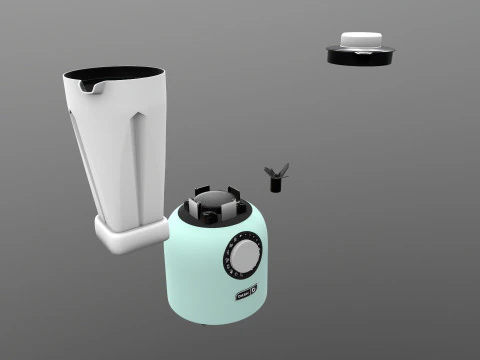 搅拌研磨机 3D 模型