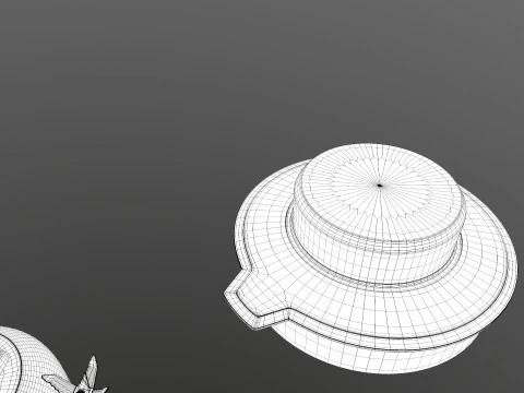 搅拌研磨机 3D 模型