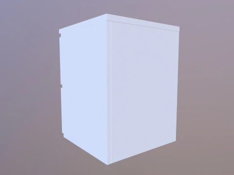 사이드 테이블 3D 모델