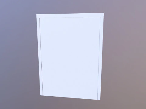 사이드 테이블 3D 모델