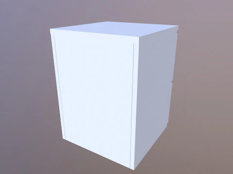 사이드 테이블 3D 모델