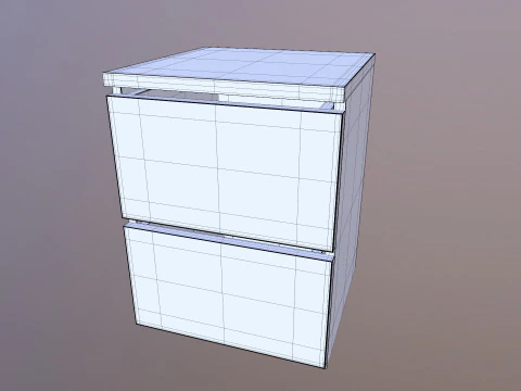 사이드 테이블 3D 모델