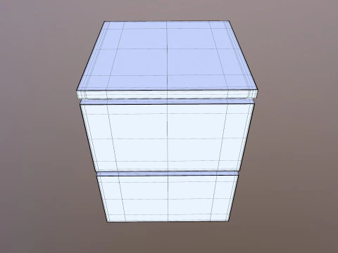 사이드 테이블 3D 모델