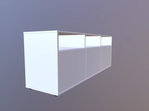 Wooden Rack 3D Model