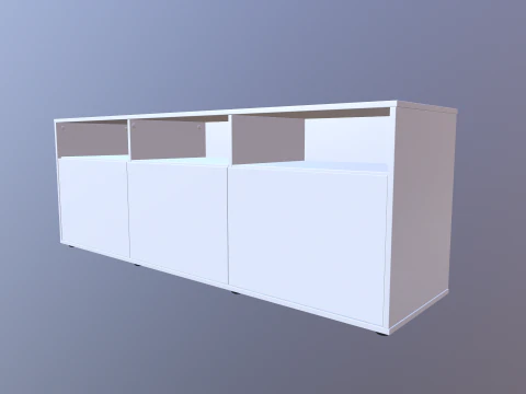Wooden Rack 3D Model
