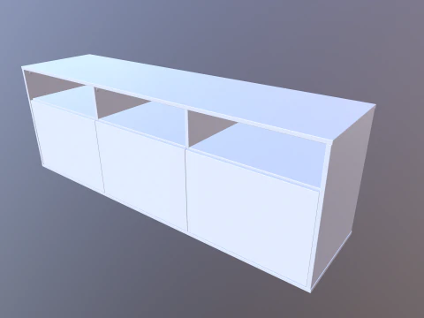 Wooden Rack 3D Model