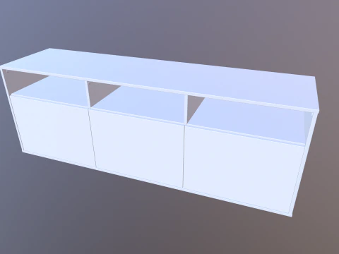 Wooden Rack 3D Model