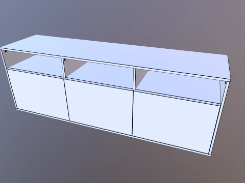 Wooden Rack 3D Model