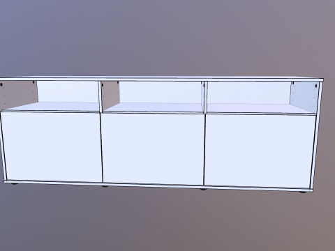 Support en bois Modèle 3D