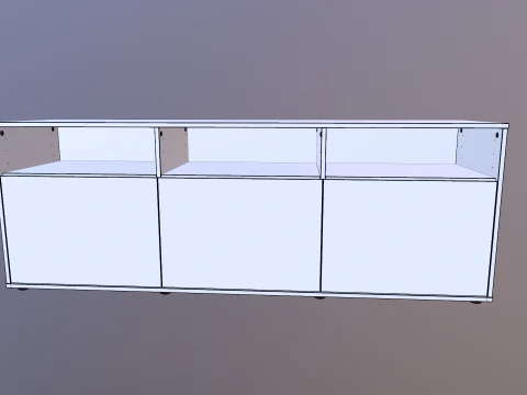 Wooden Rack 3D Model