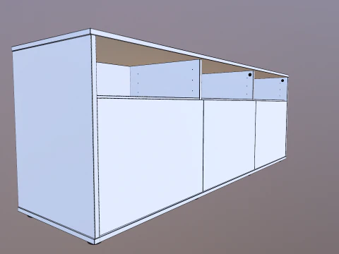 Wooden Rack 3D Model