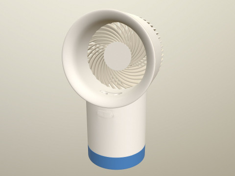 हाथ में पकड़ने वाला पंखा 3D मॉडल