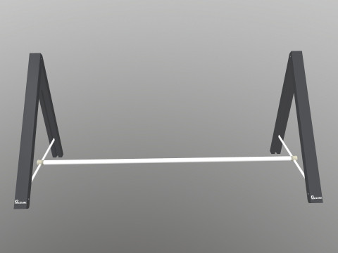 पोल के साथ हैंगर धातु फ्रेम 3D मॉडल