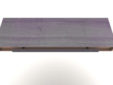 Hanging wooden tray 3D Model