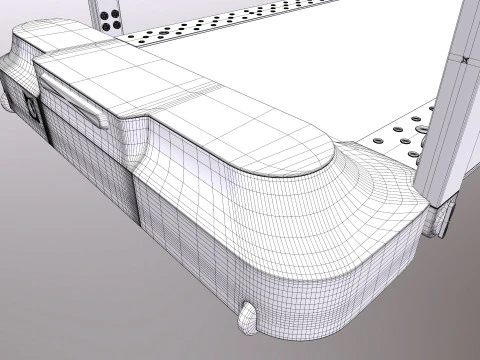 Treadmil tread machine 3D Model