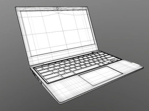 Lenovo Laptop 3D Model