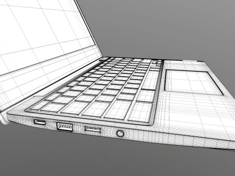 Lenovo Laptop 3D Model
