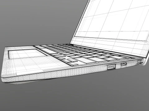 Lenovo Laptop 3D Model