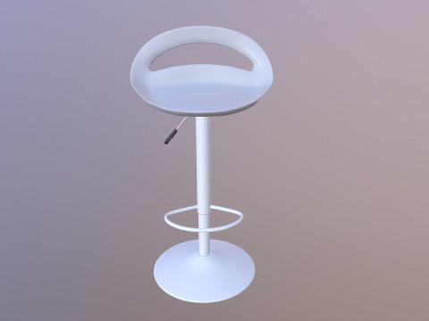 काउंटर बार स्टूल 3D मॉडल