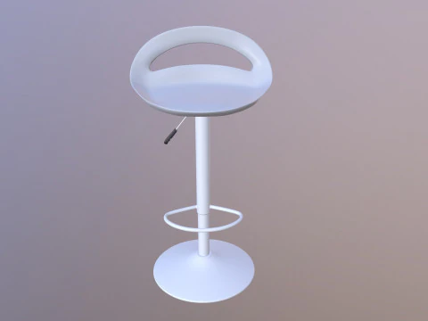 काउंटर बार स्टूल 3D मॉडल