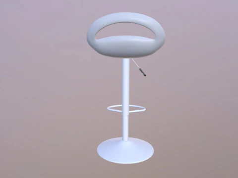 Counter Bar Stool 3D Model