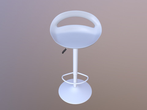Counter Bar Stool 3D Model