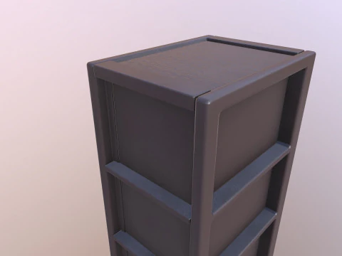 Beside Storage 3D Model
