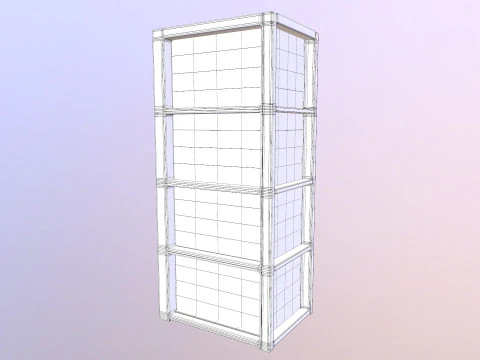 Beside Storage 3D Model