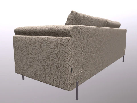 Limari Home Rodolphe abric Upholstered Sofa 3D Model