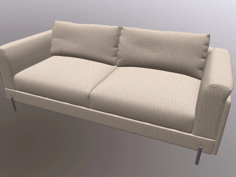 Limari Home Rodolphe abric Upholstered Sofa 3D Model