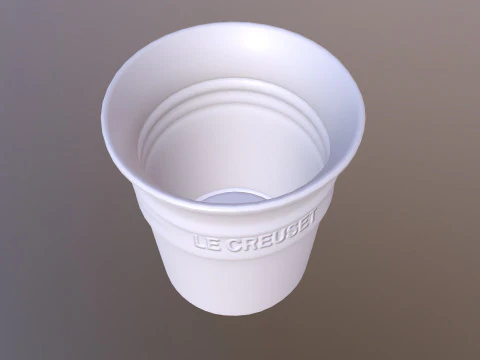 Le Creuset Planters 3D Model