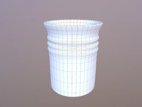 Le Creuset Planters 3D Model
