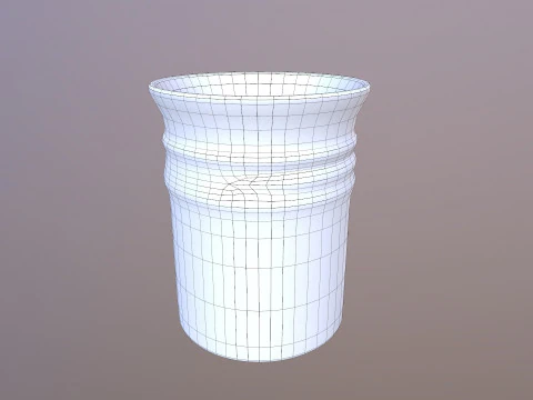 Le Creuset Planters 3D Model