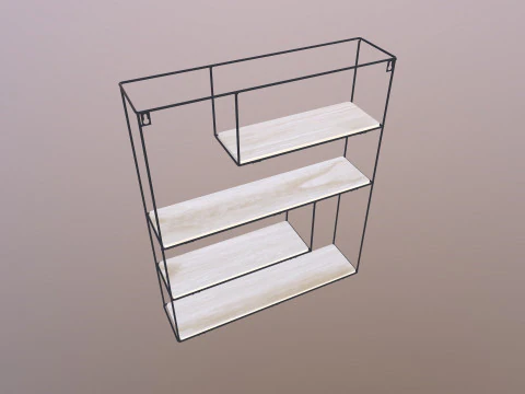 Wall Shelf Unit 3D Model