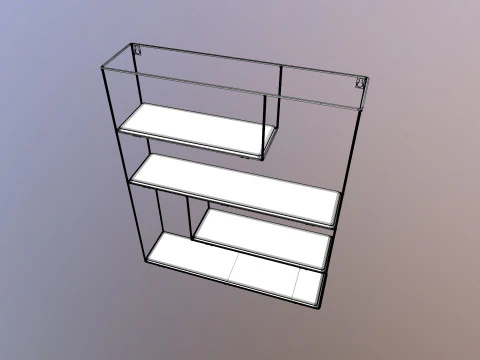 Wall Shelf Unit 3D Model