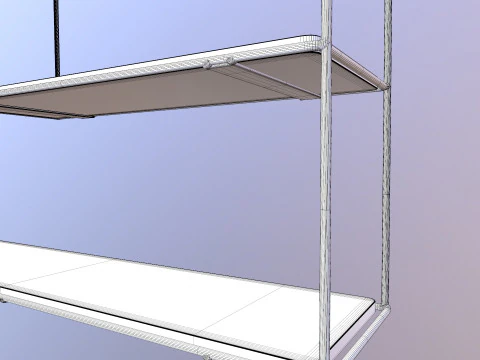 Wall Shelf Unit 3D Model