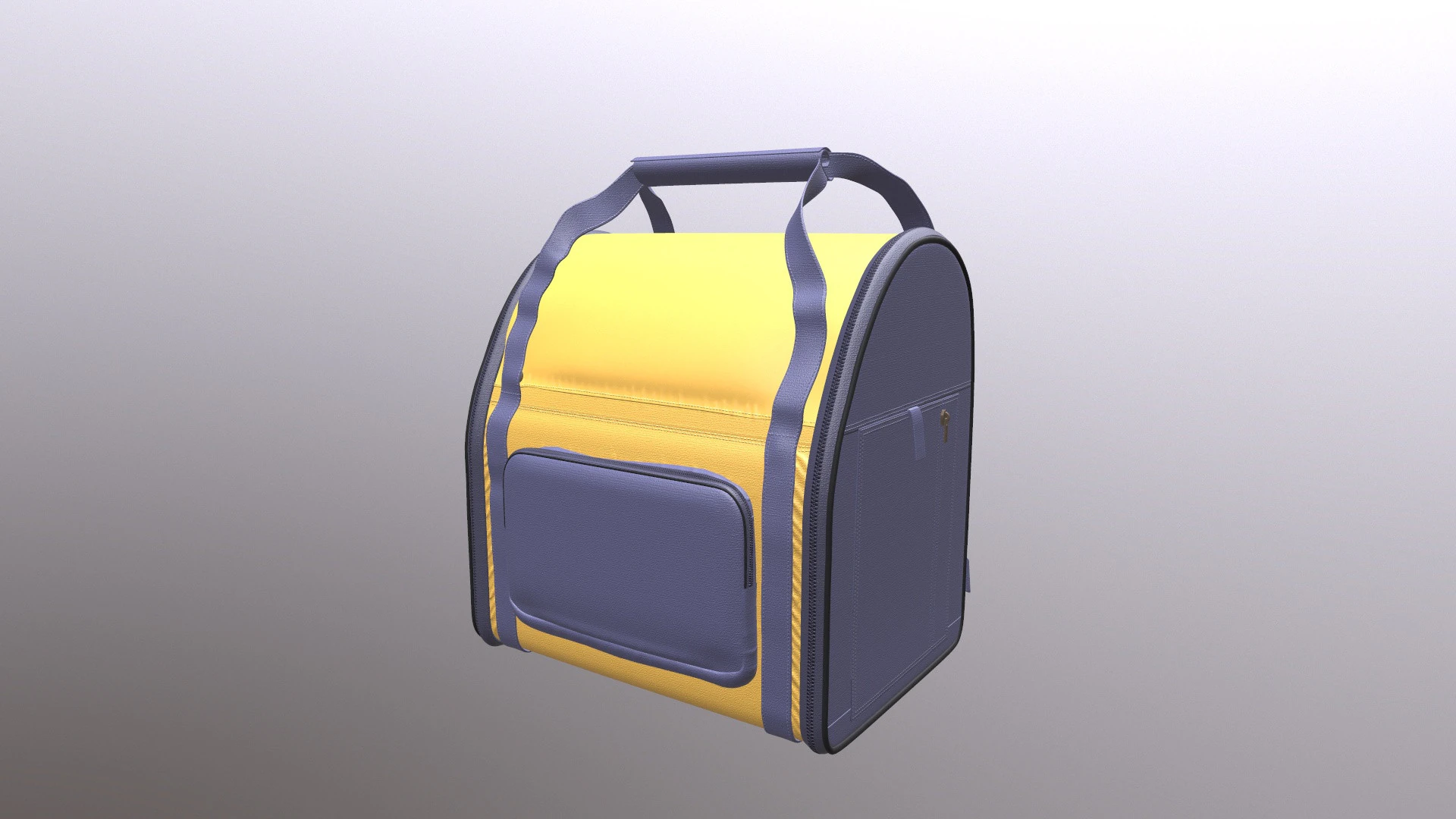 Pet Backpack Carrier 3D Model .c4d .max .obj .3ds .fbx .stl .blend 