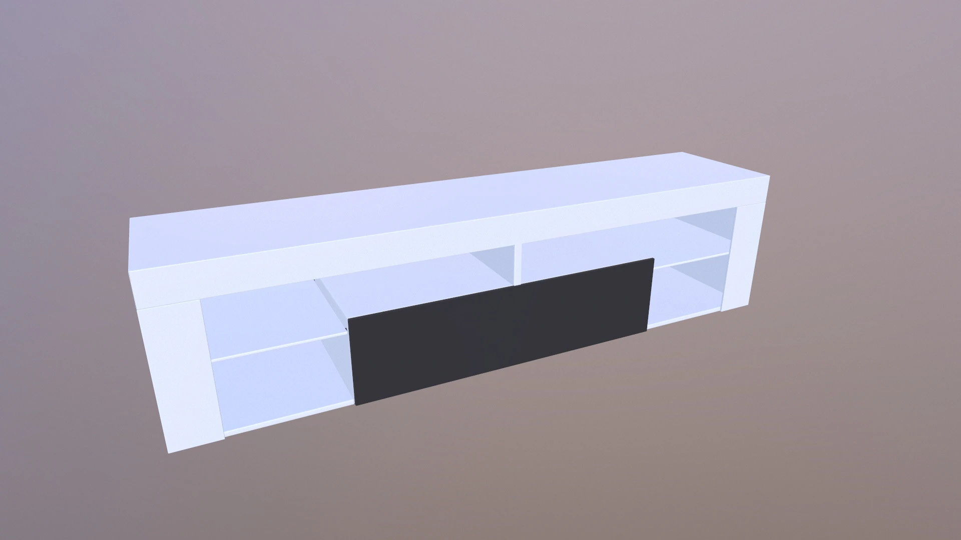 TV Cabinet 3D Model .c4d .max .obj .3ds .fbx .stl .blend 