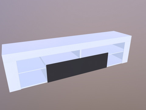电视柜 3D 模型